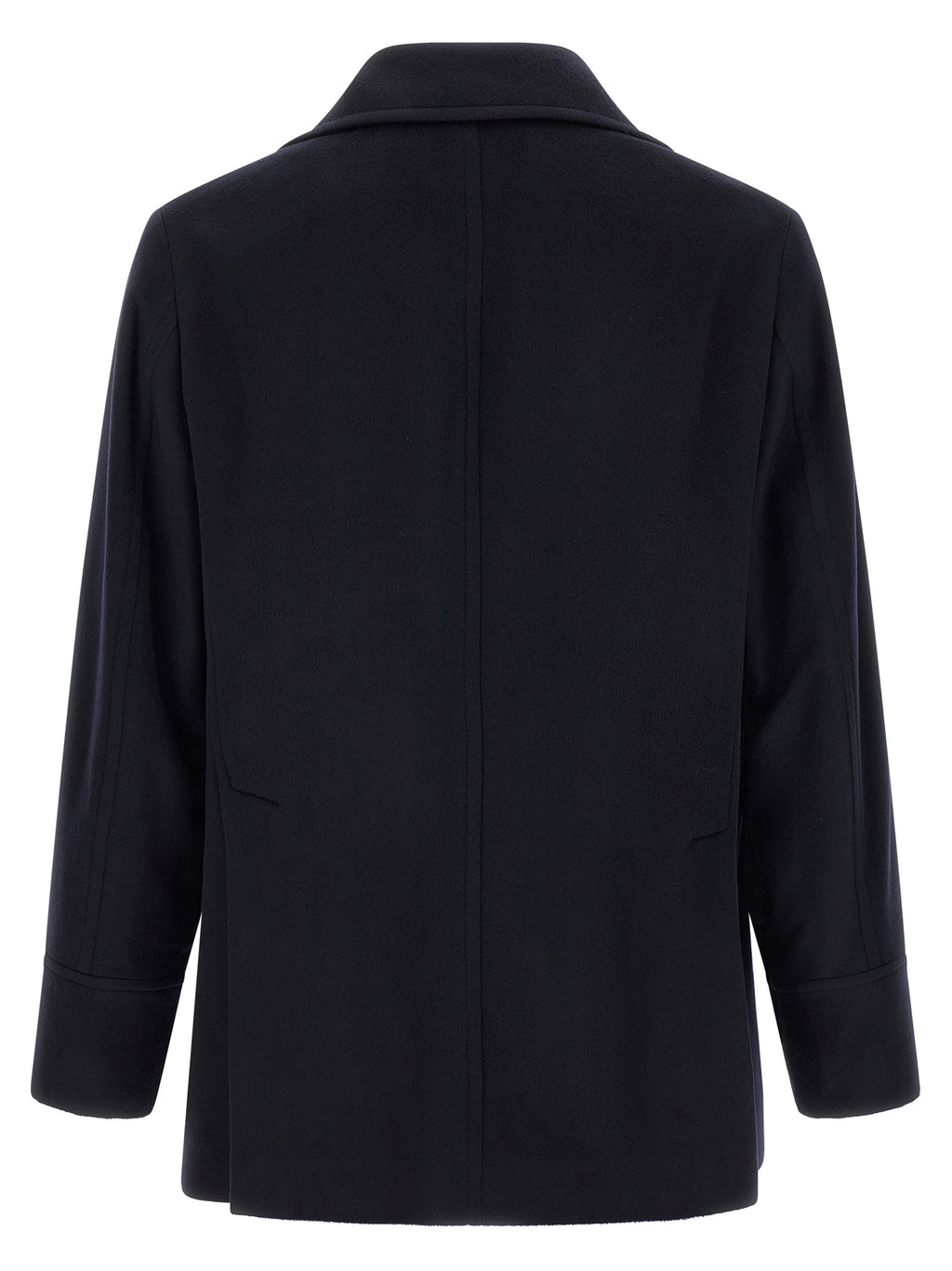 Blue Virgin Wool Coat