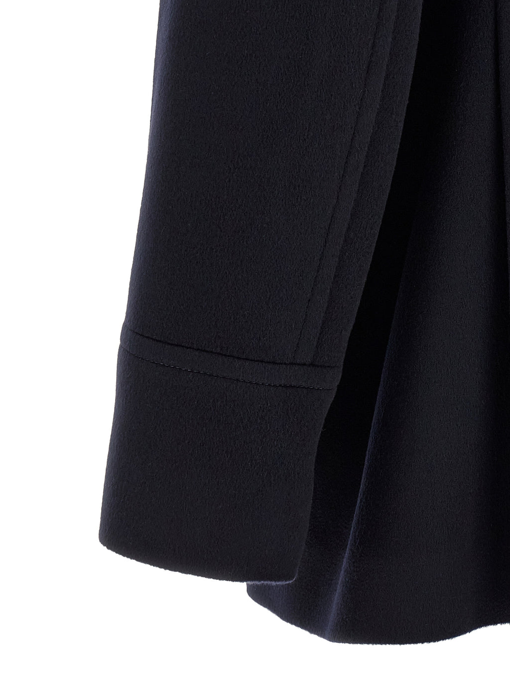 Blue Virgin Wool Coat