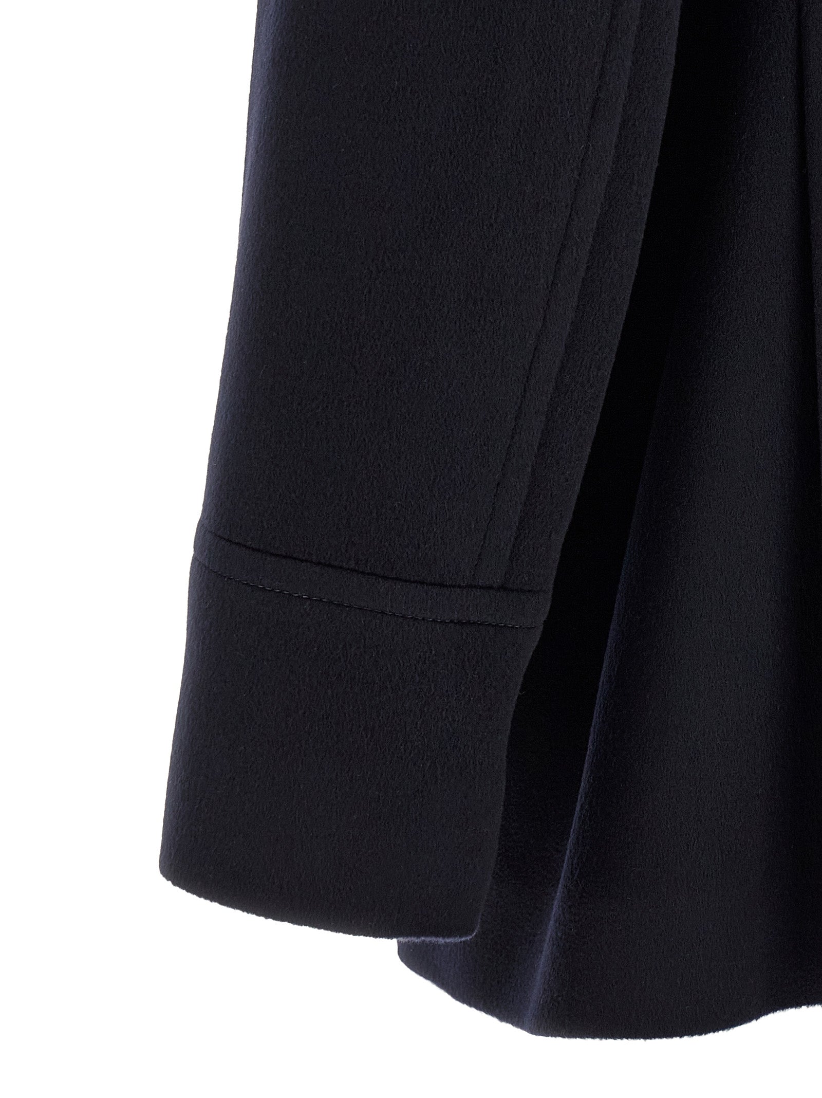 Blue Virgin Wool Coat