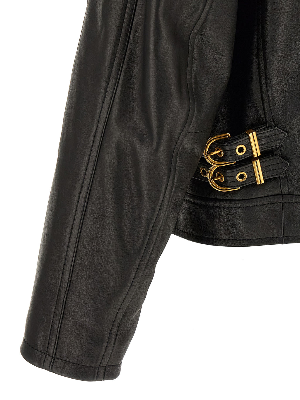 Black Lamb Leather Leather Jacket