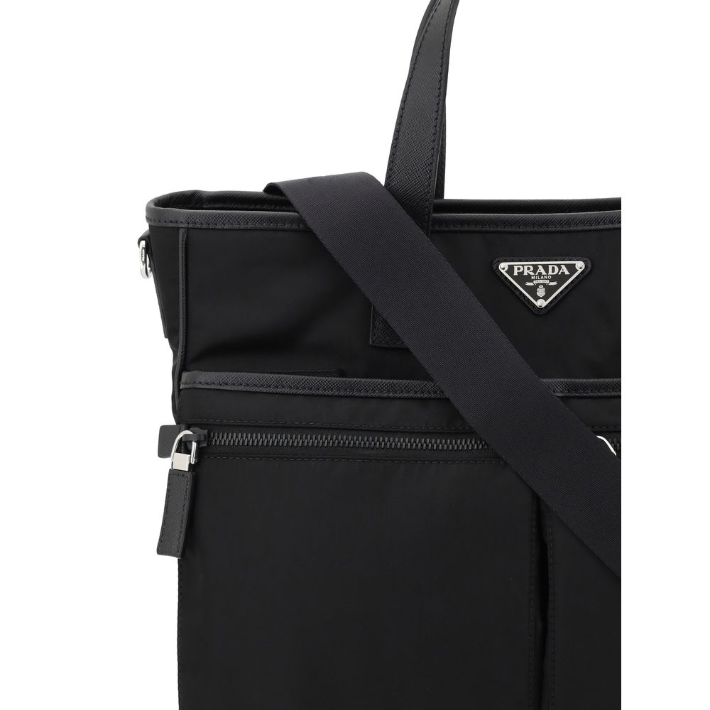 Black Nylon Shoulder Bag