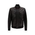 Brown Lamb Ovis Aries Aries Leather Jacket