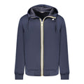 Blue Polyester Men Jacket