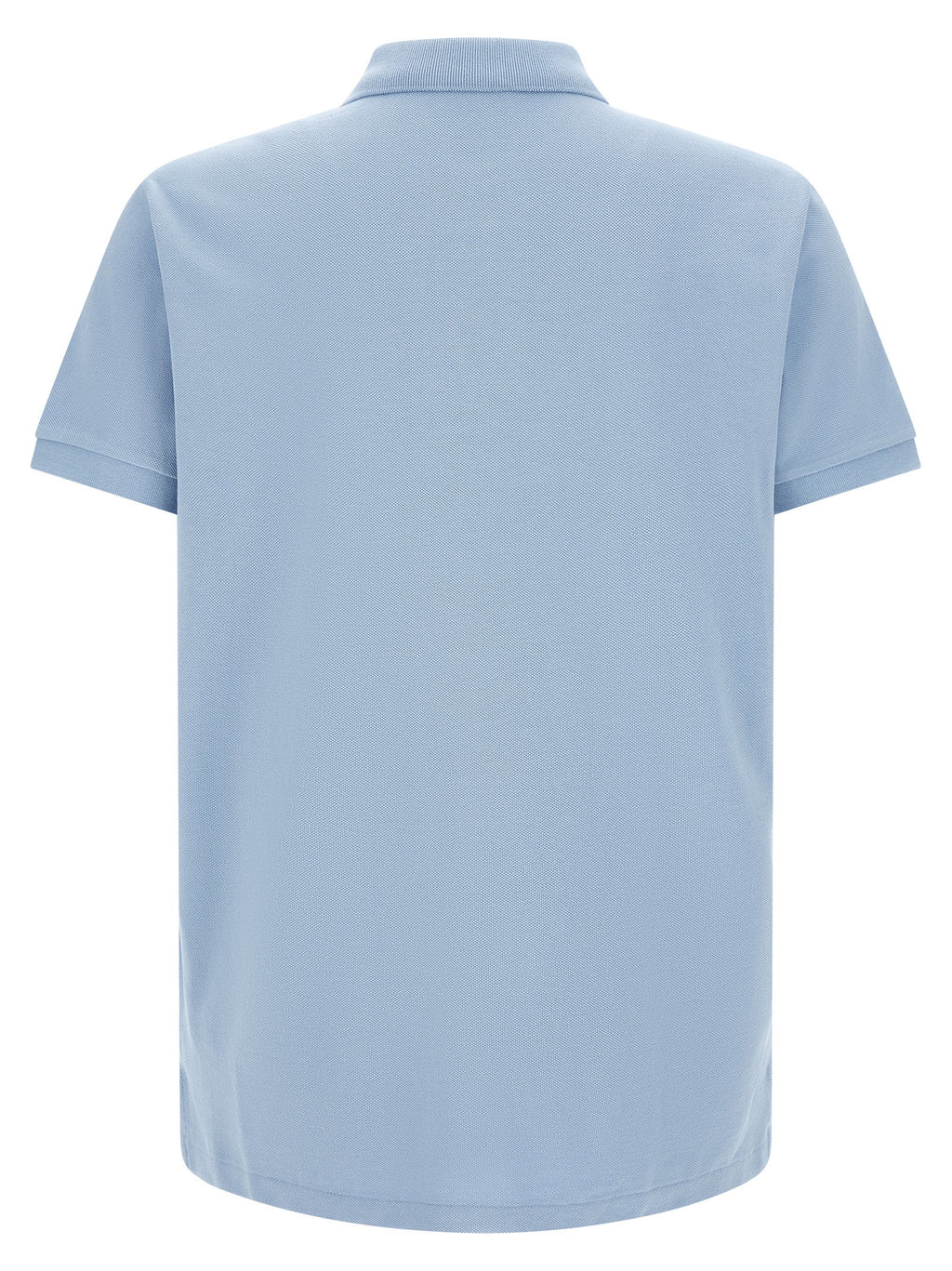 Blue Cotton Polo Shirt
