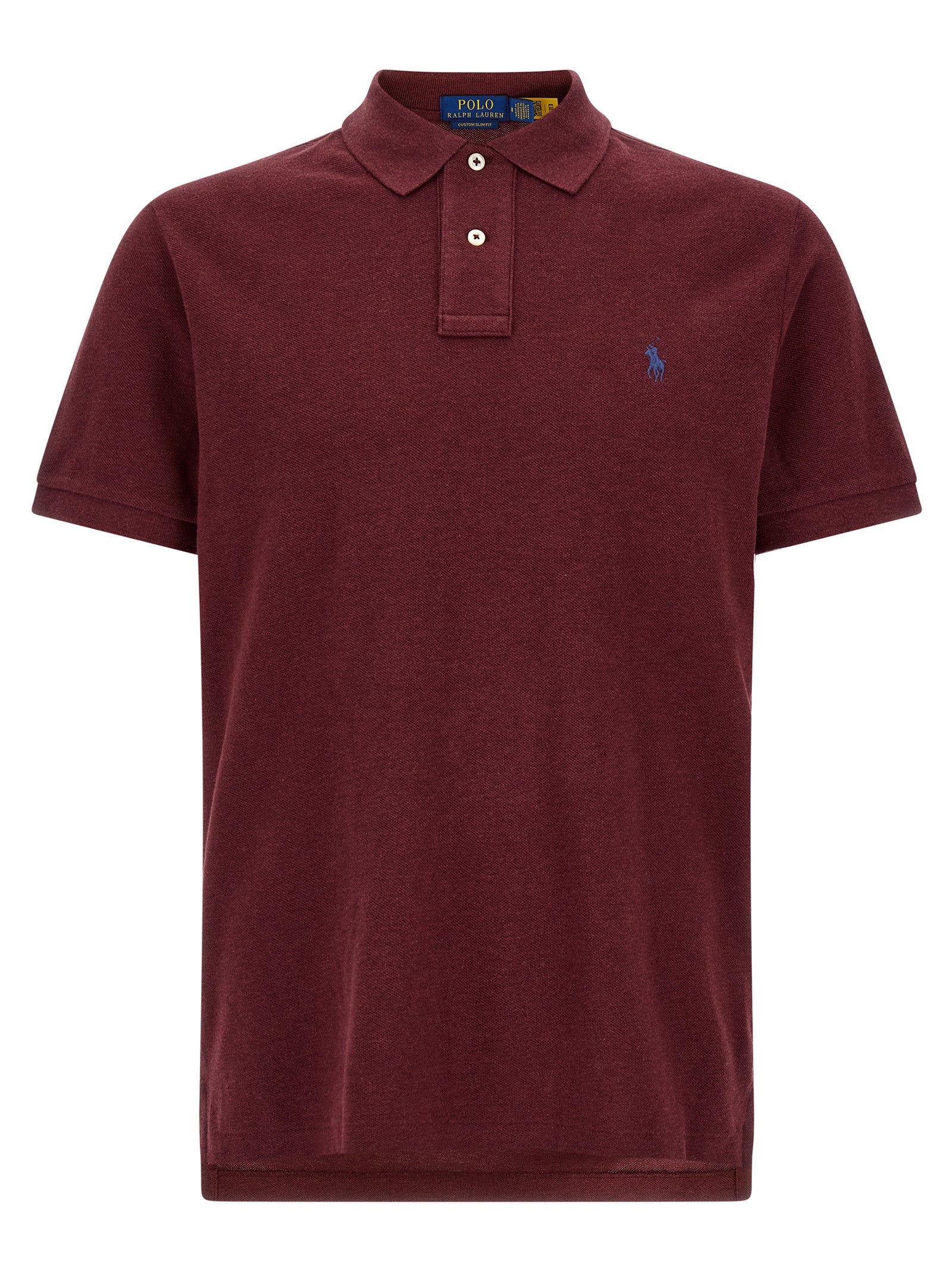 Bordeaux Cotton Polo Shirt