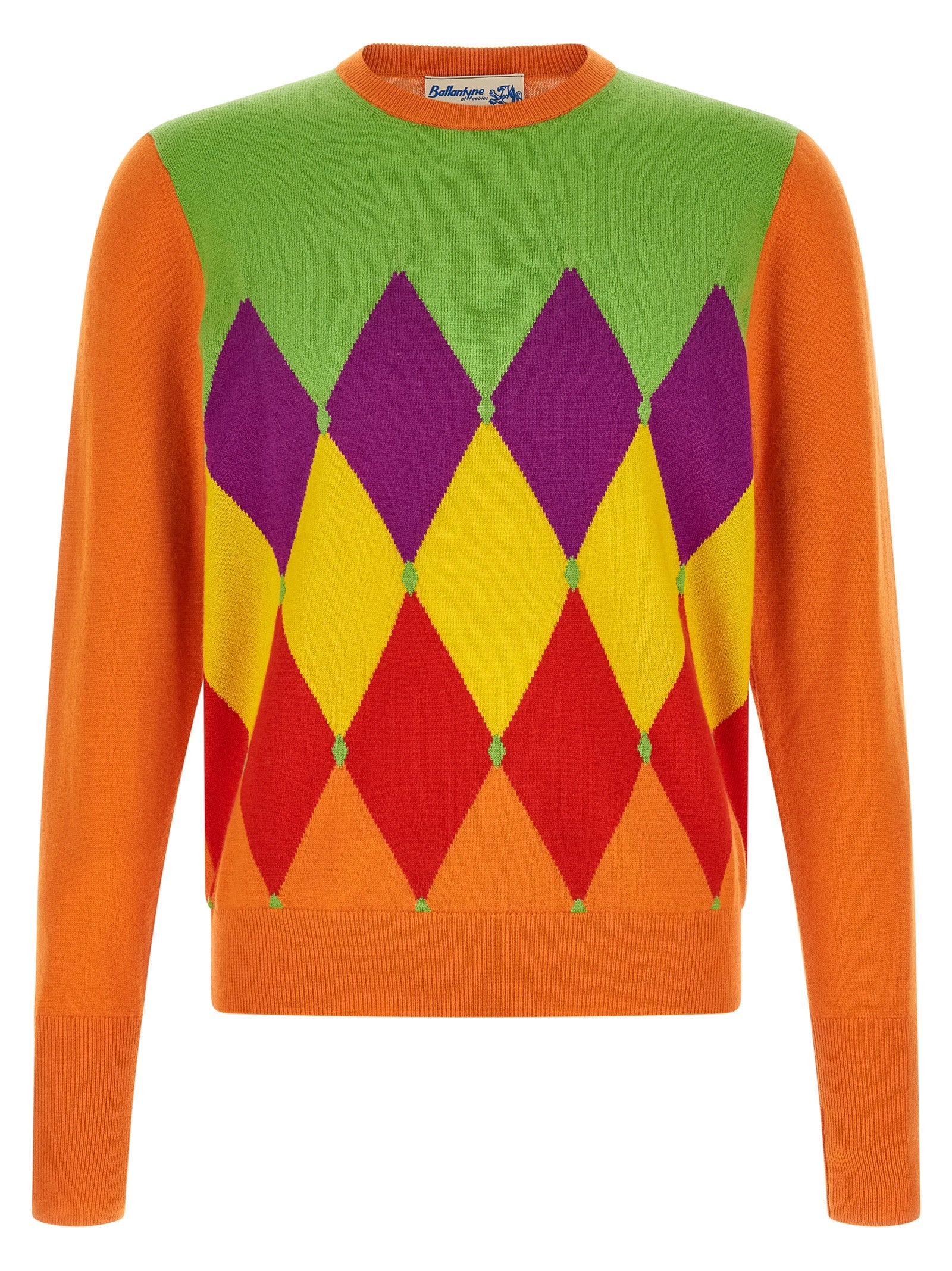 Orange Cashmere Cardigan