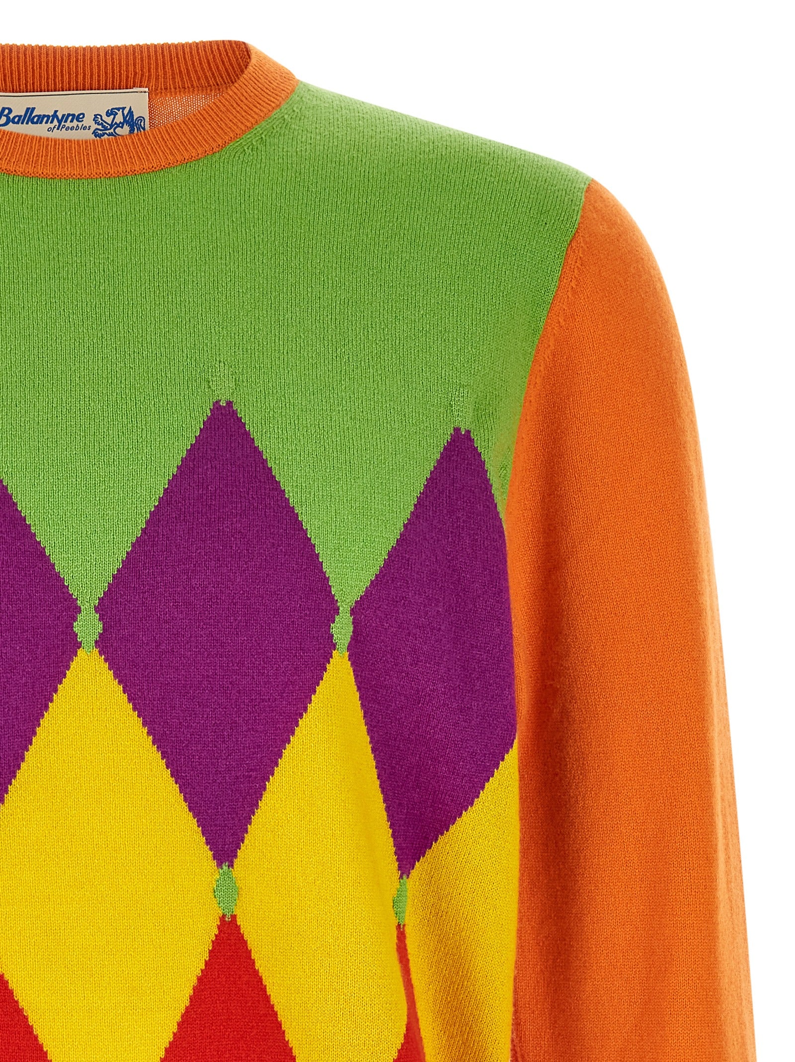 Orange Cashmere Cardigan
