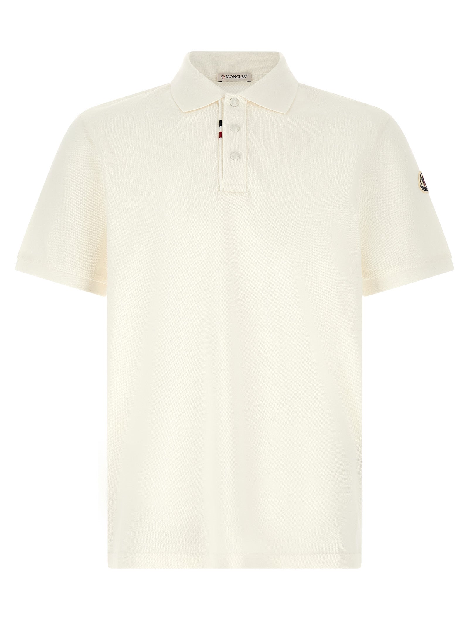White Cotton Polo Shirt