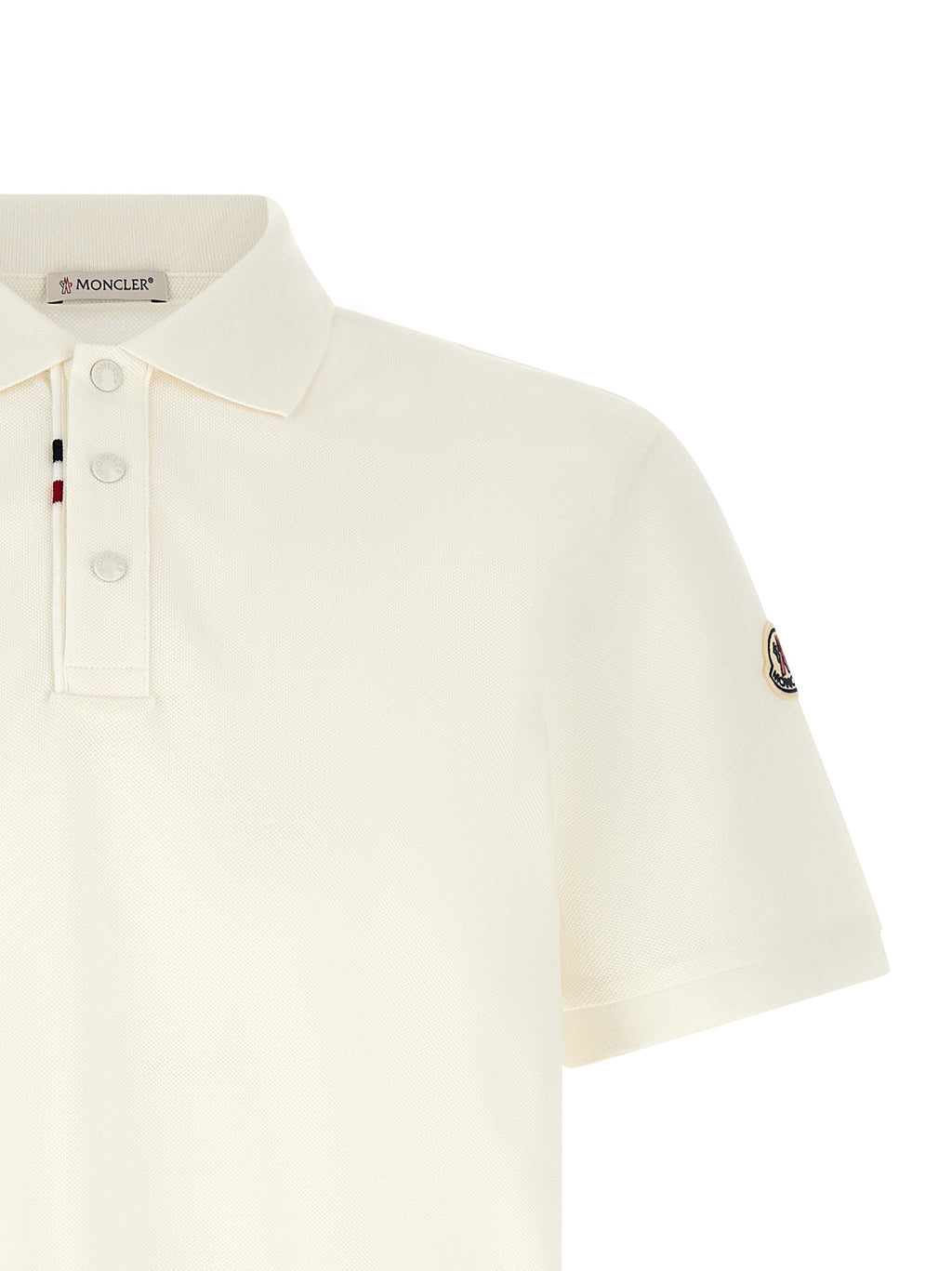White Cotton Polo Shirt