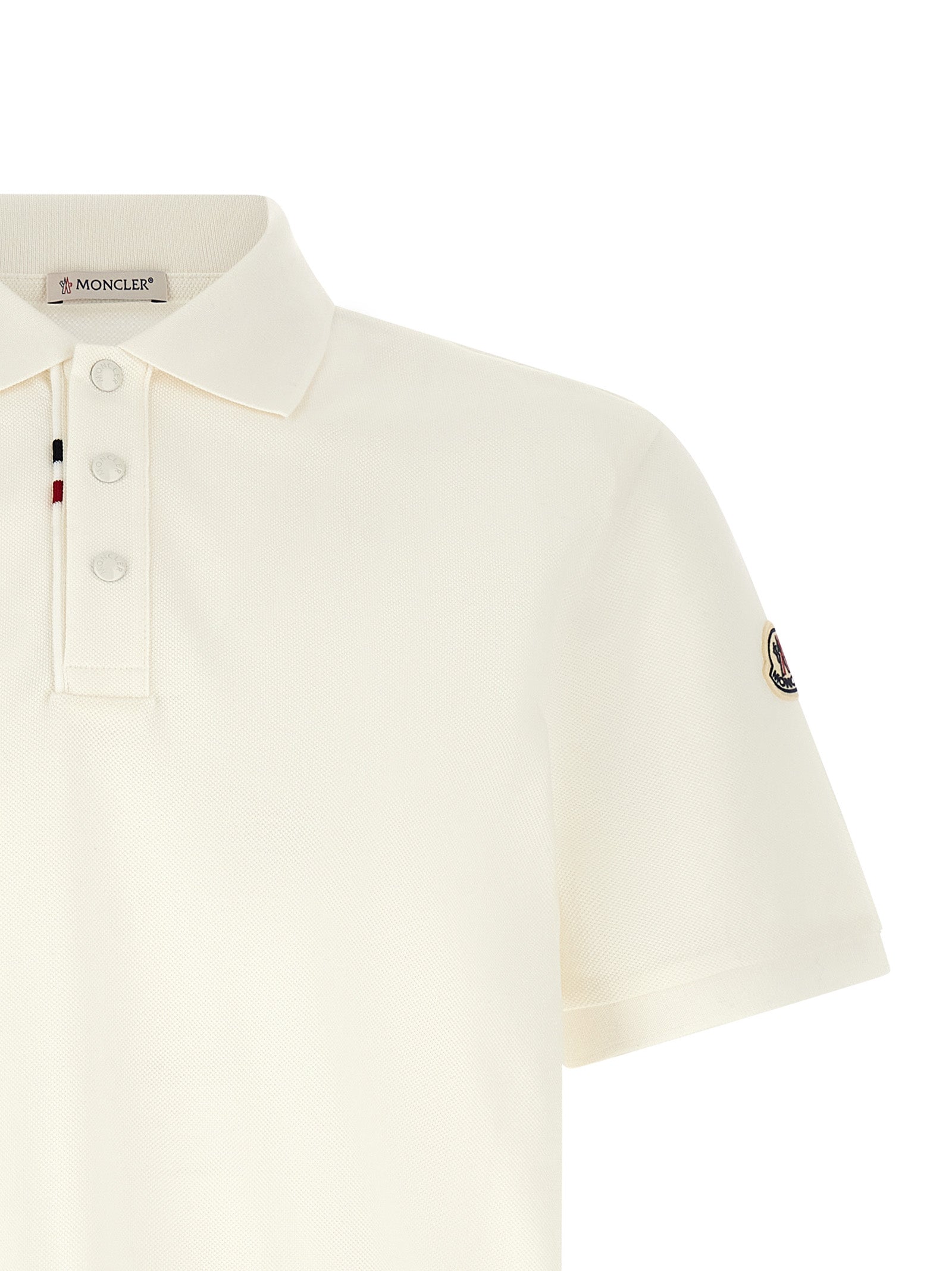 White Cotton Polo Shirt
