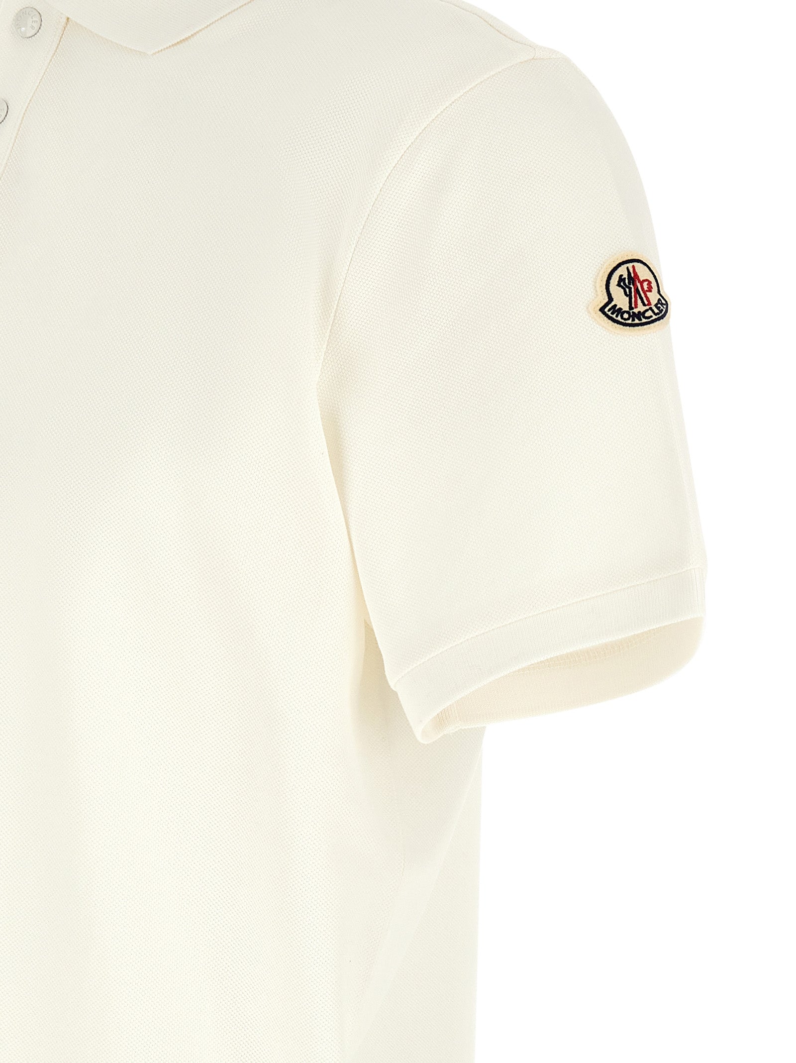 White Cotton Polo Shirt