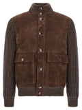 Brown Lamb Leather Leather Jacket