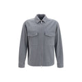 Gray Polyester Jacket