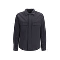 Black Polyamide Full-Length Jacket