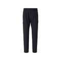 Blue Polyester Cargo Pants