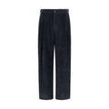 Black Viscose Casual Pants