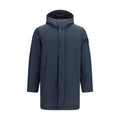 Blue Polyester Coat