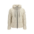 Beige Nylon Full-Length Jacket