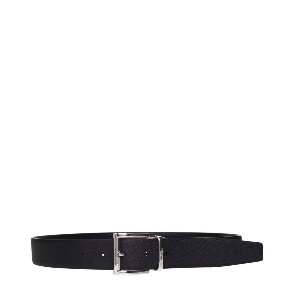Black Leather Regular Belt