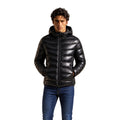 Black Polyamide Full-Length Jacket
