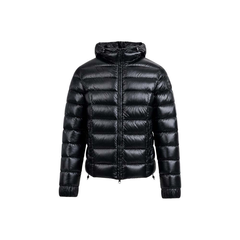 Black Polyamide Full-Length Jacket