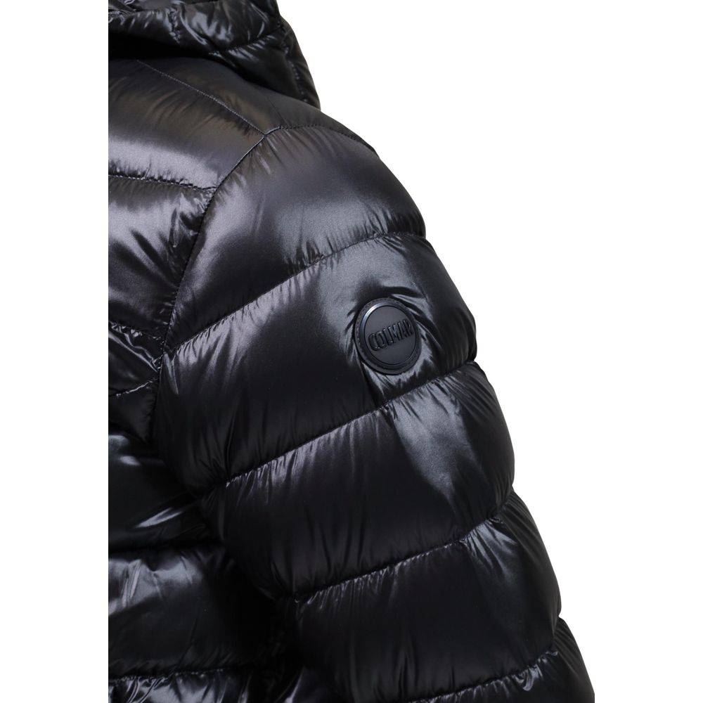 Black Polyamide Full-Length Jacket