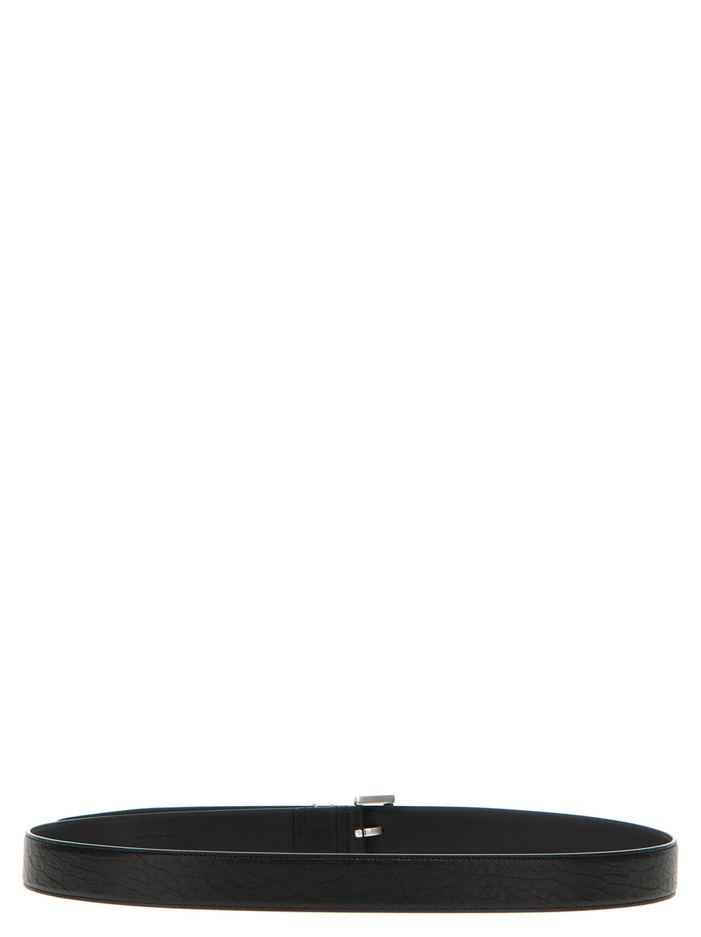 Black Leather Regular Belt