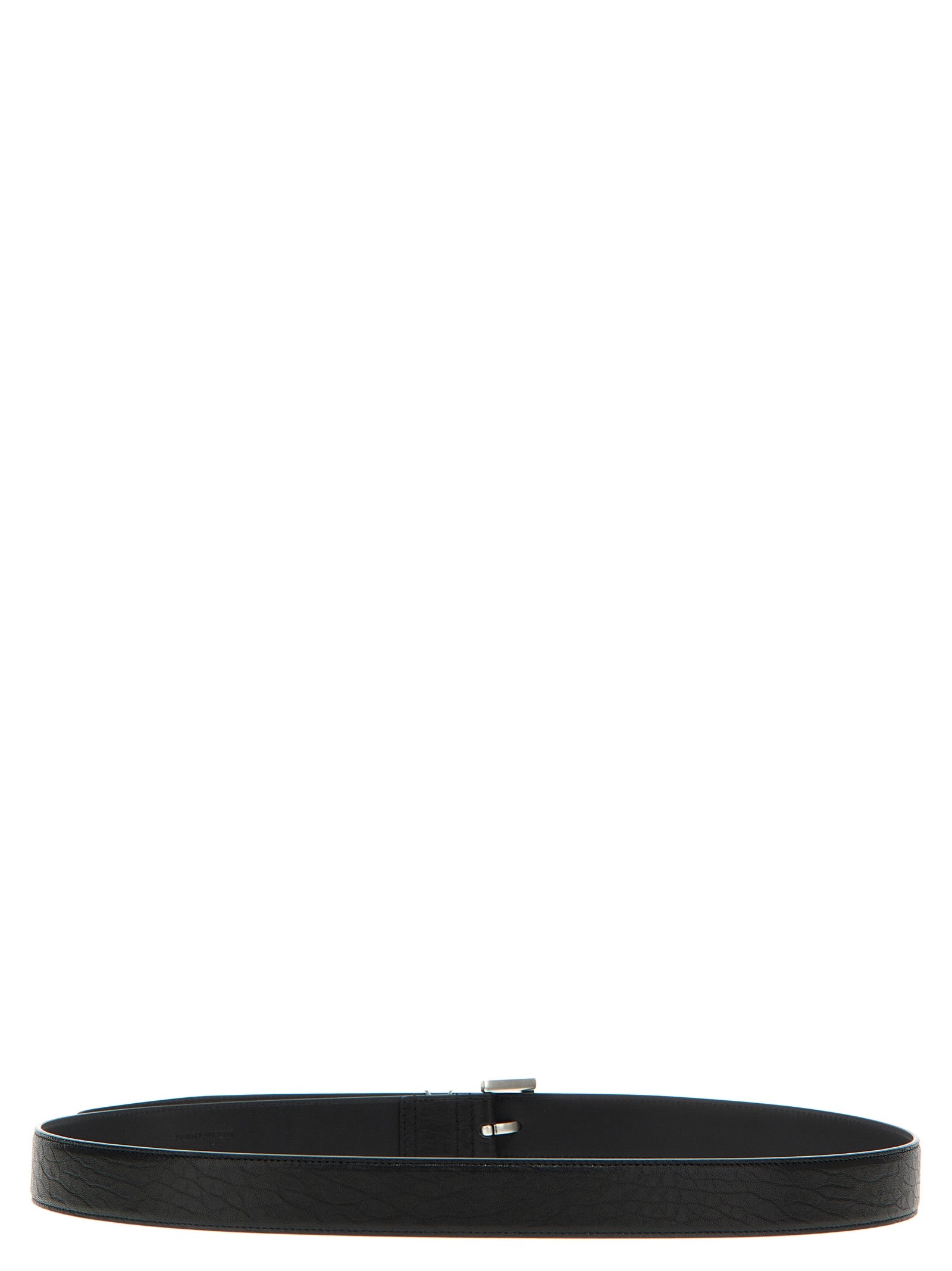 Black Leather Regular Belt