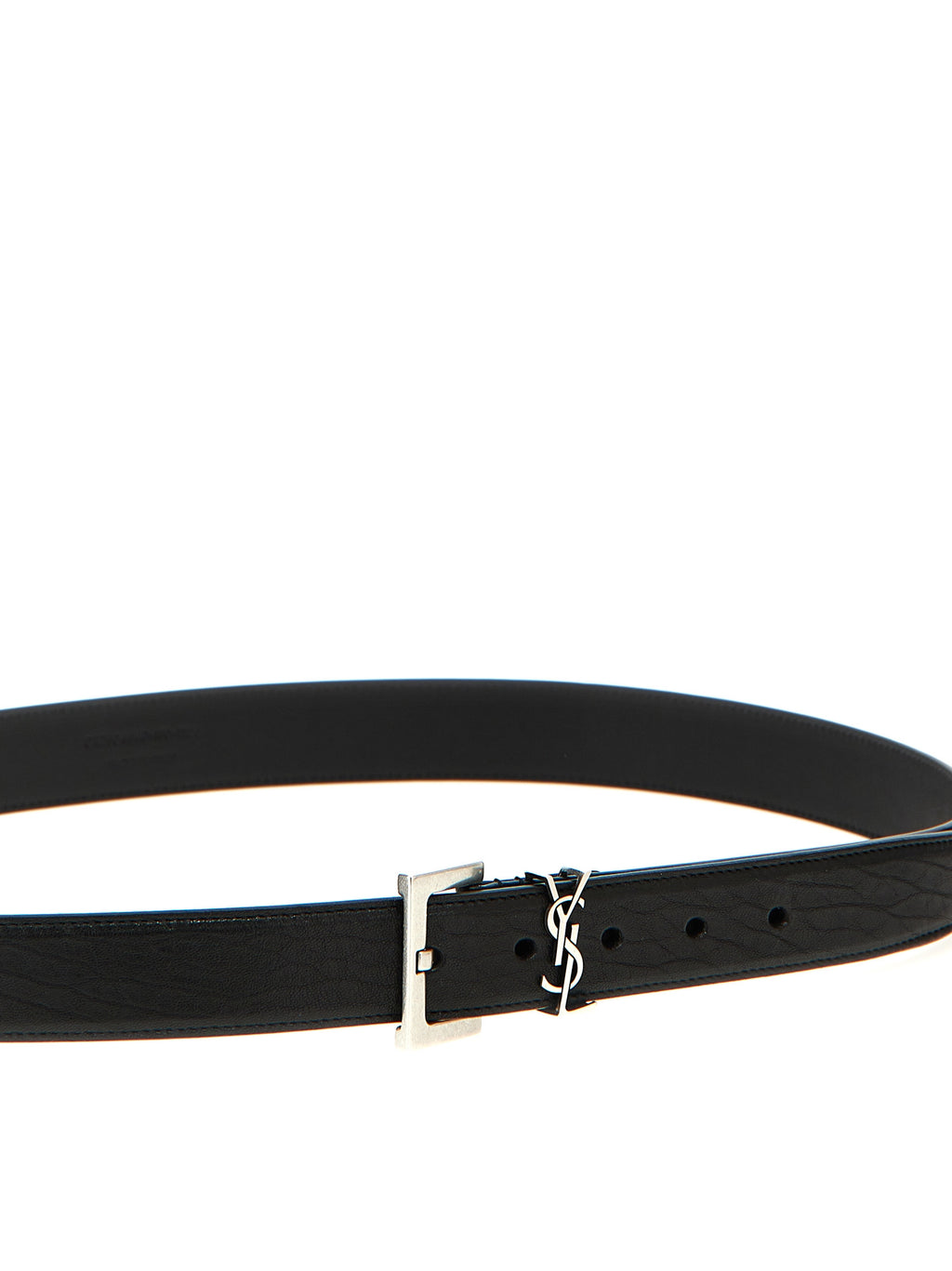 Black Leather Regular Belt