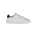 White Polyurethane Men Sneaker
