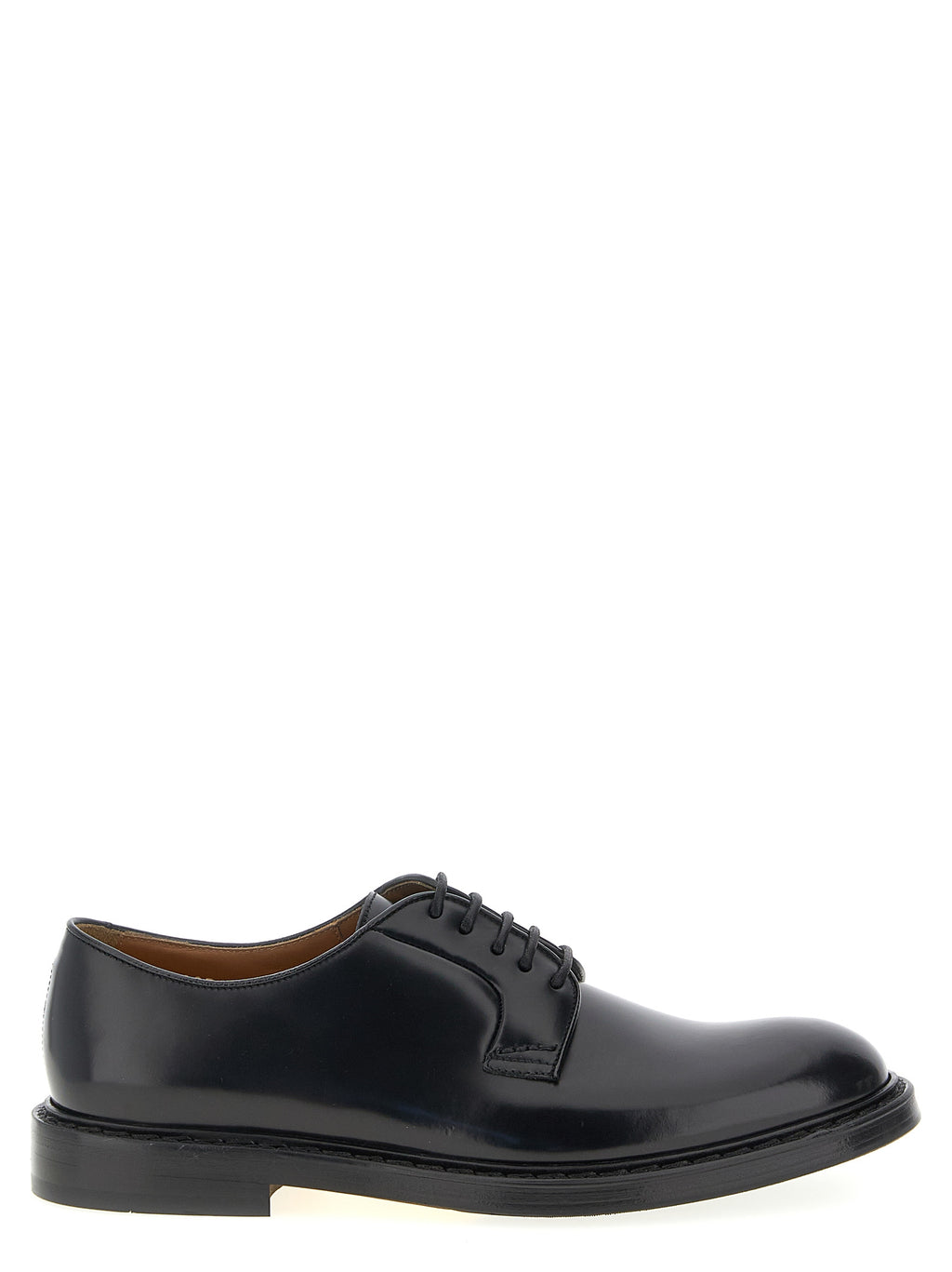 Black Calfskin Oxfords And Derbies