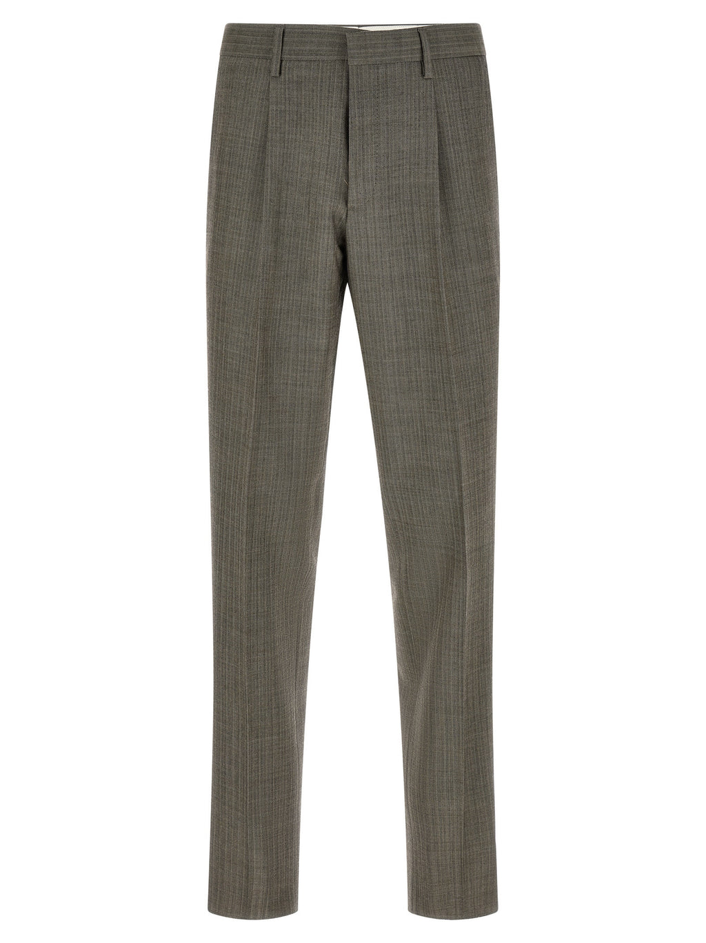 Gray Virgin Wool Two-Piece Suit