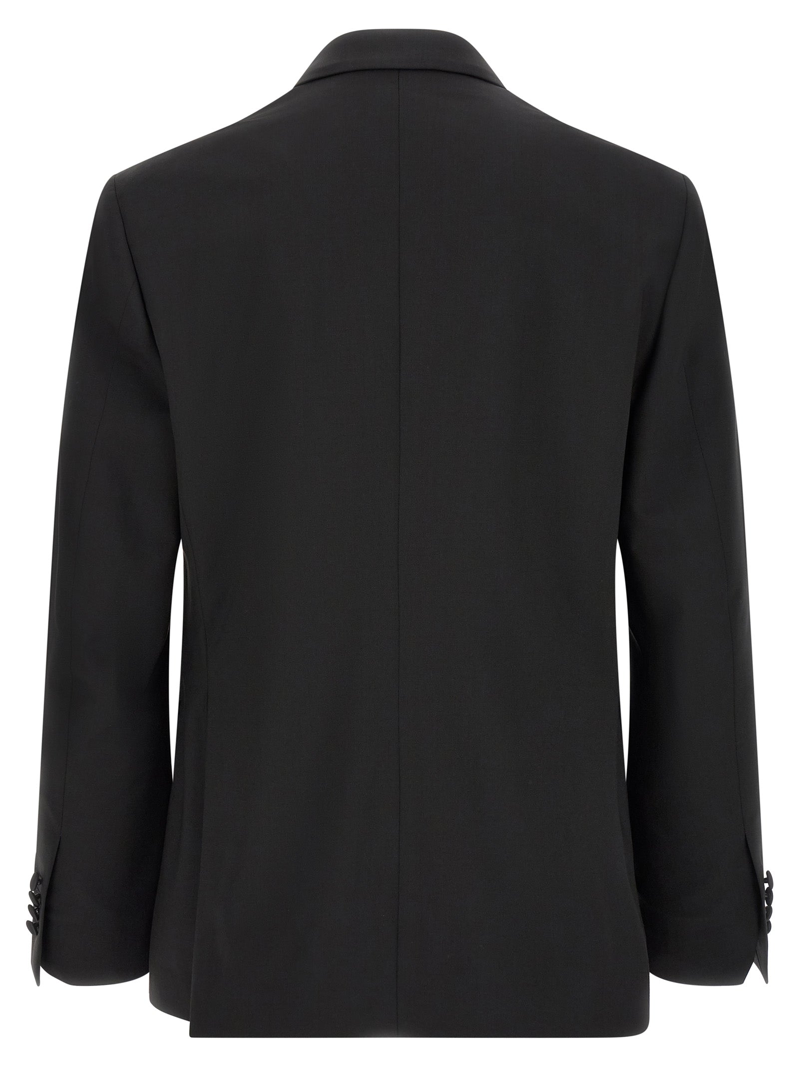 Black Virgin Wool Tuxedo
