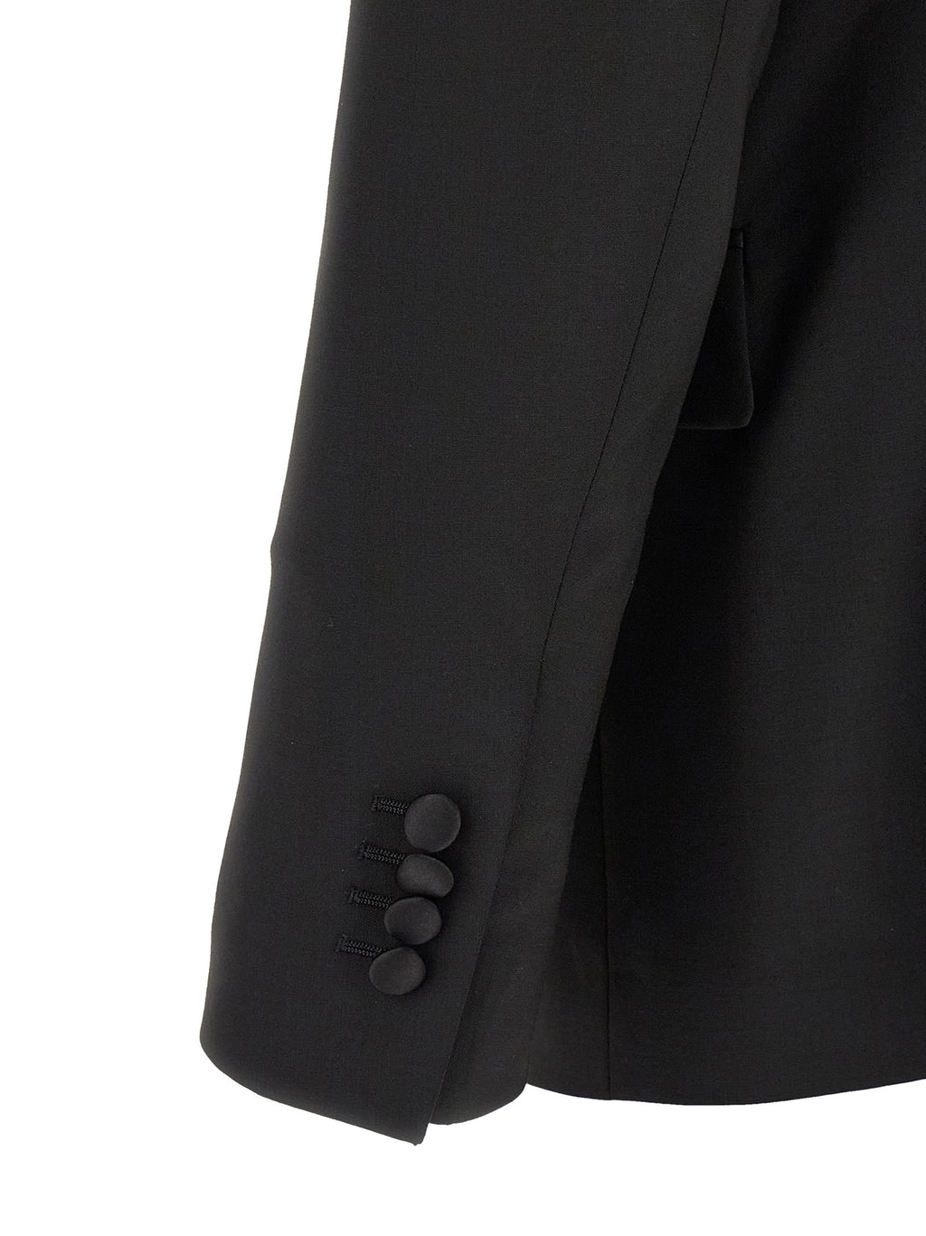 Black Virgin Wool Tuxedo