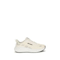 Beige Fabric Low Top Sneakers