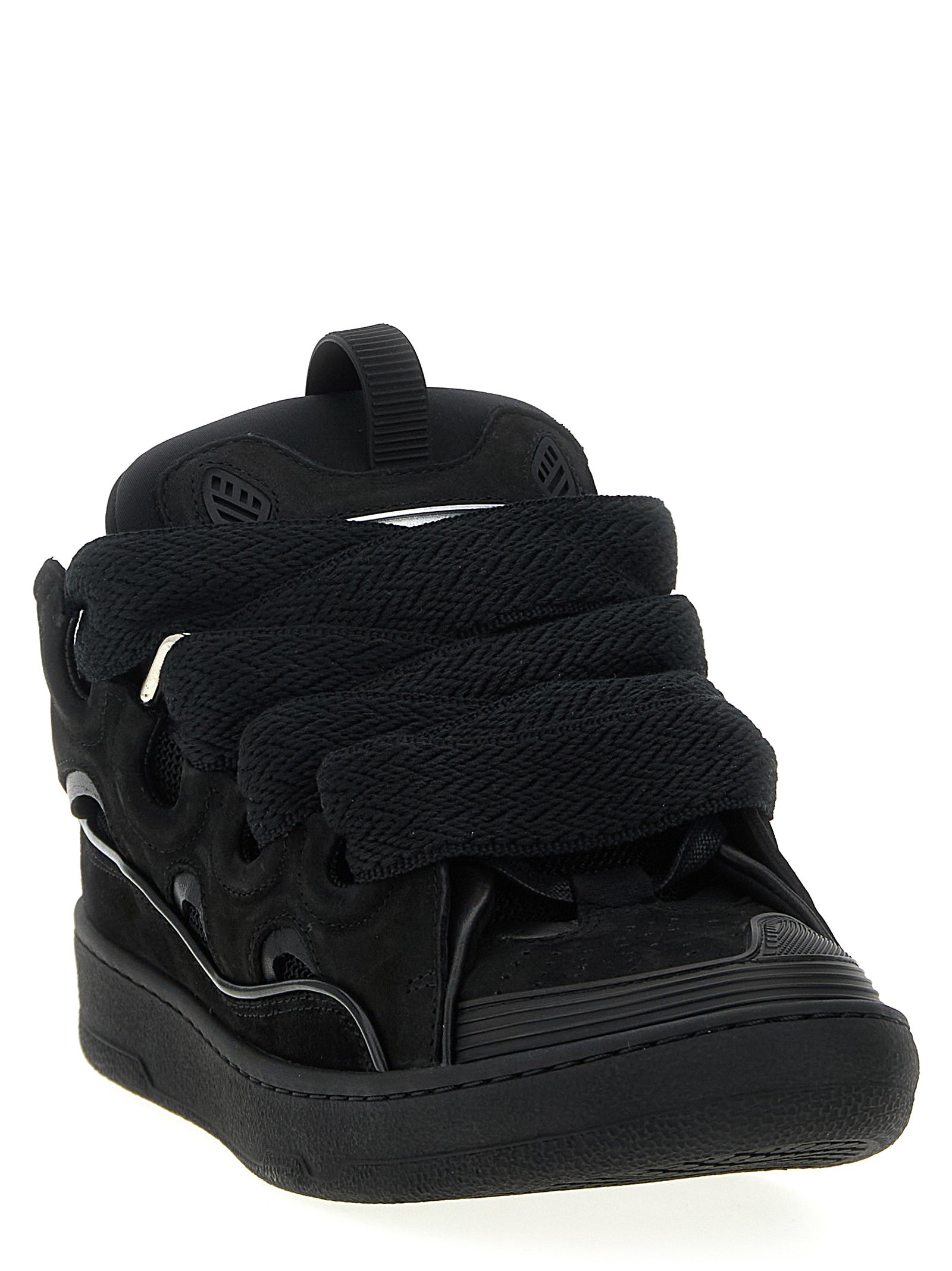 Black Calfskin Sneakers