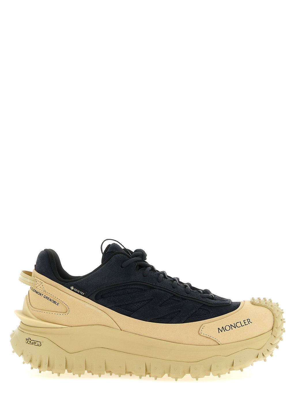 Blue Leather Athletic Sneakers