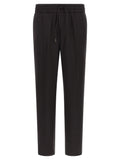 Brown Wool Casual Pants