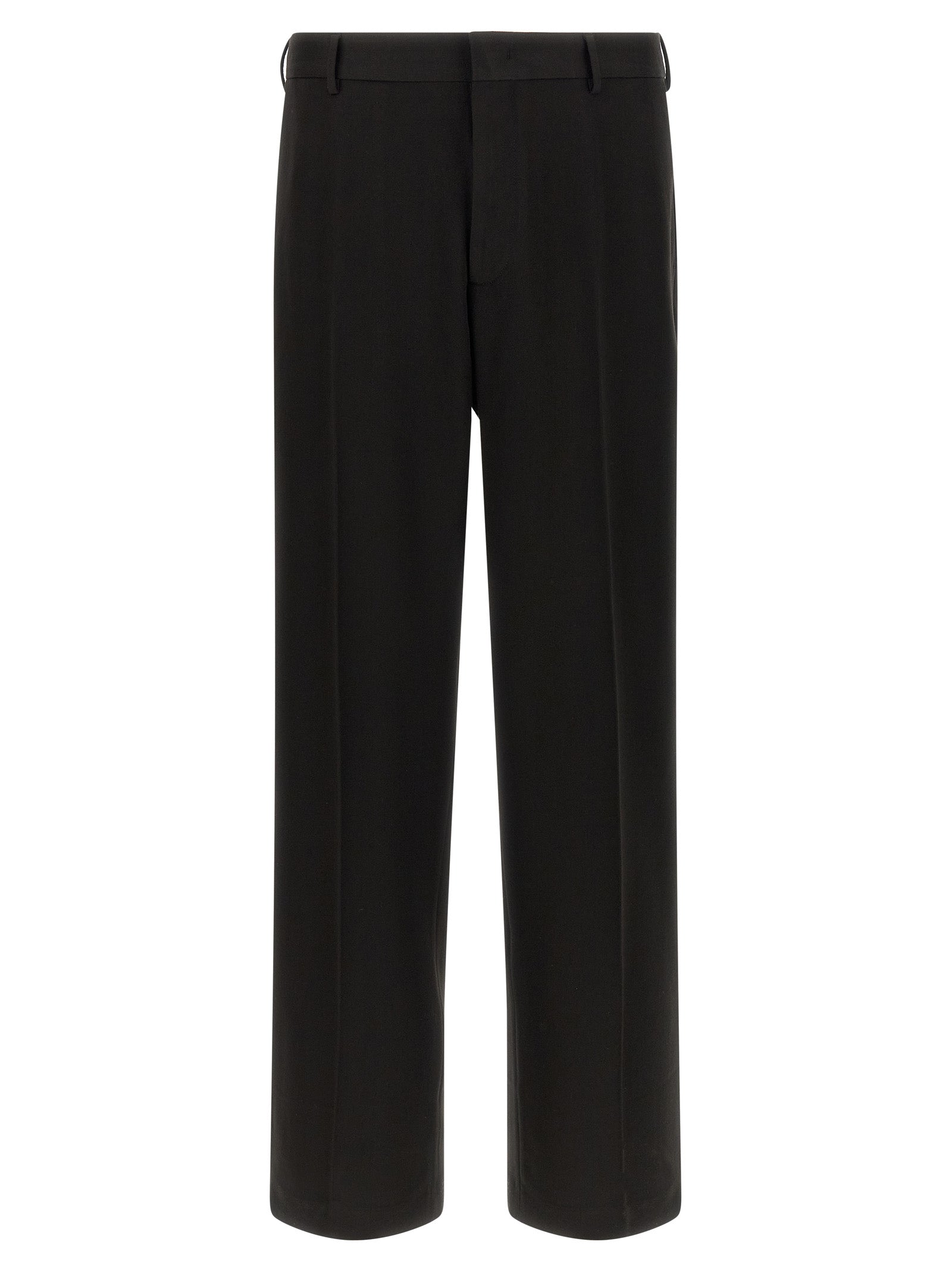 Black Polyester Dress Pants
