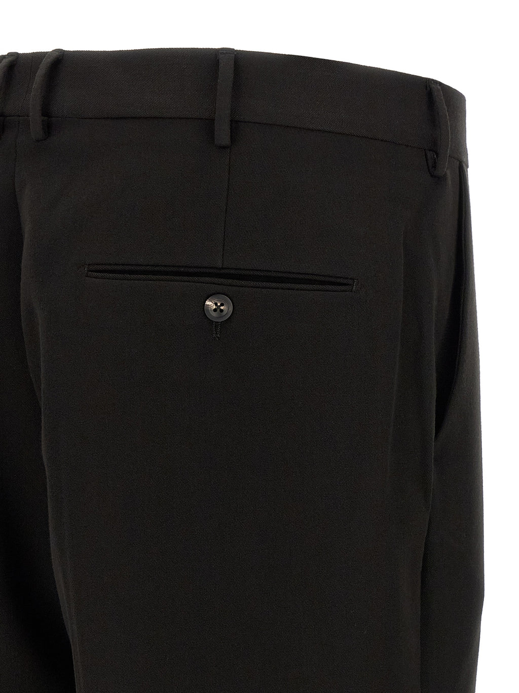Black Polyester Dress Pants