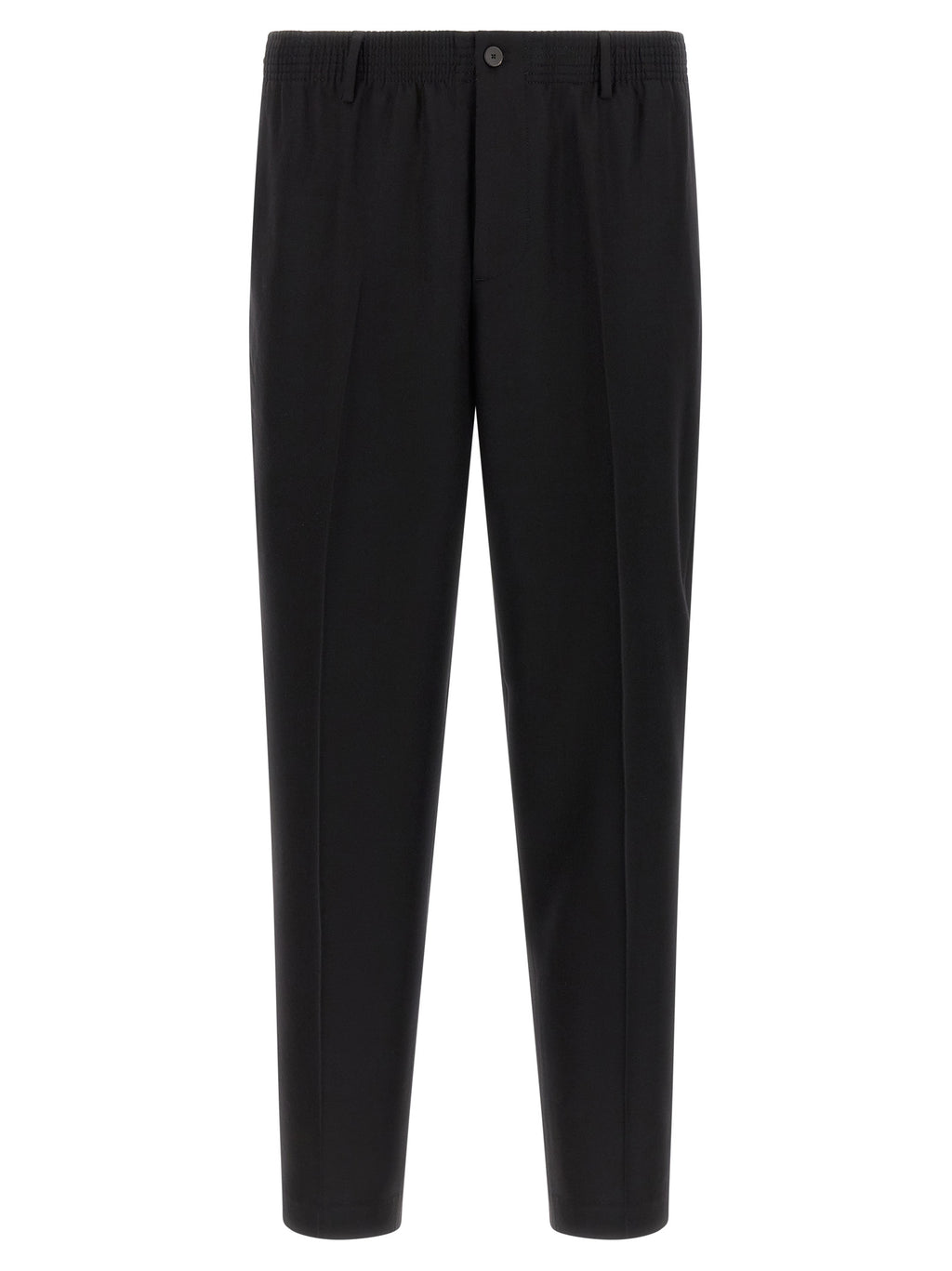 Black Virgin Wool Pants