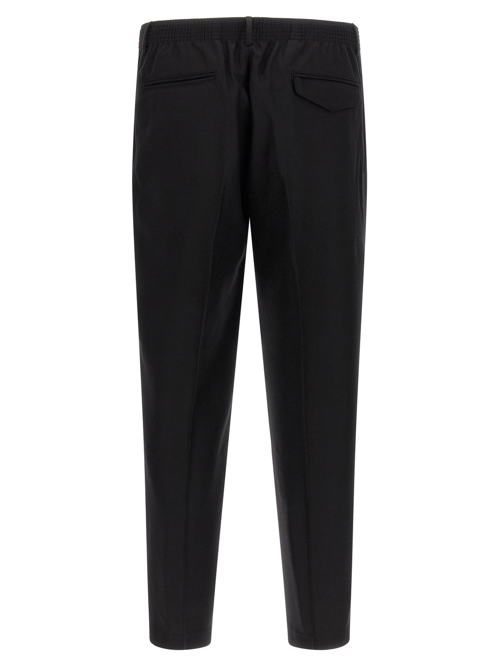 Black Virgin Wool Pants