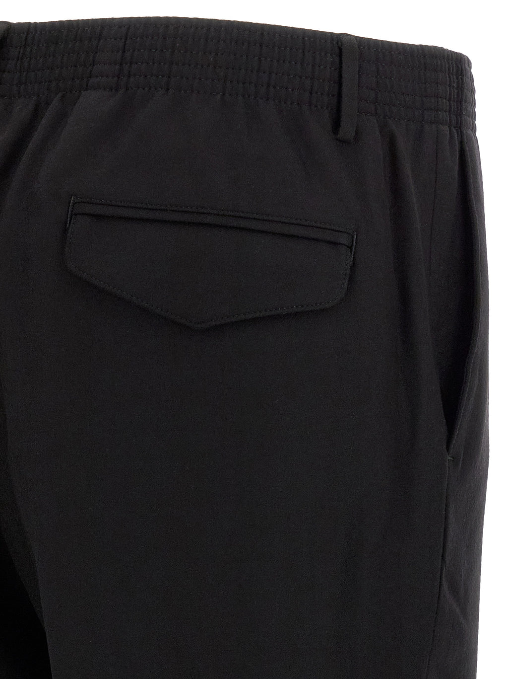 Black Virgin Wool Pants