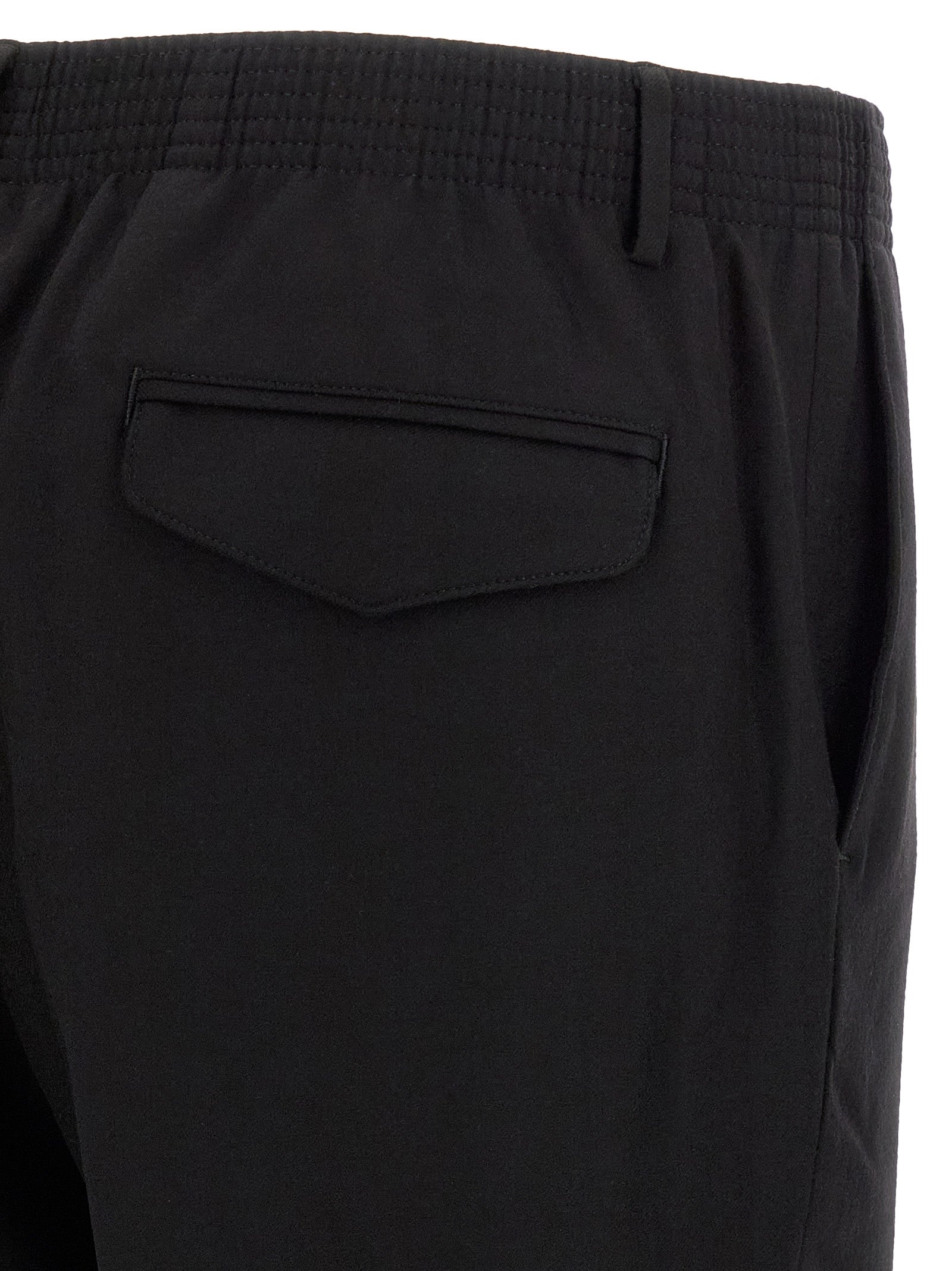 Black Virgin Wool Pants