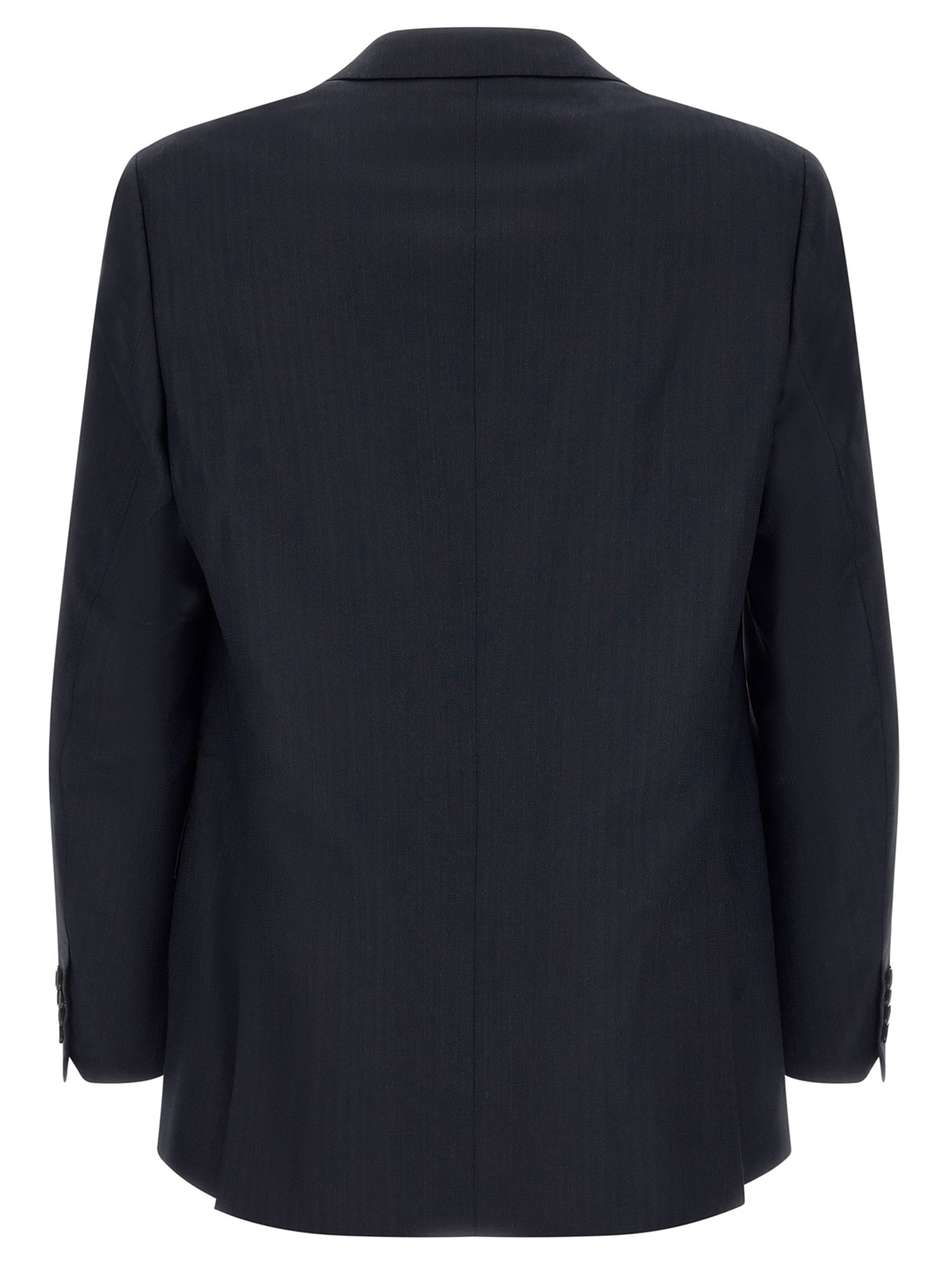 Blue Wool Two-Piece Suit