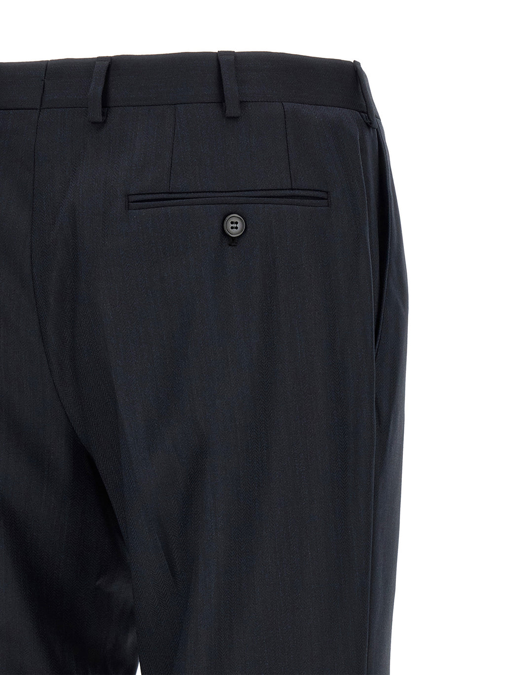 Blue Wool Two-Piece Suit