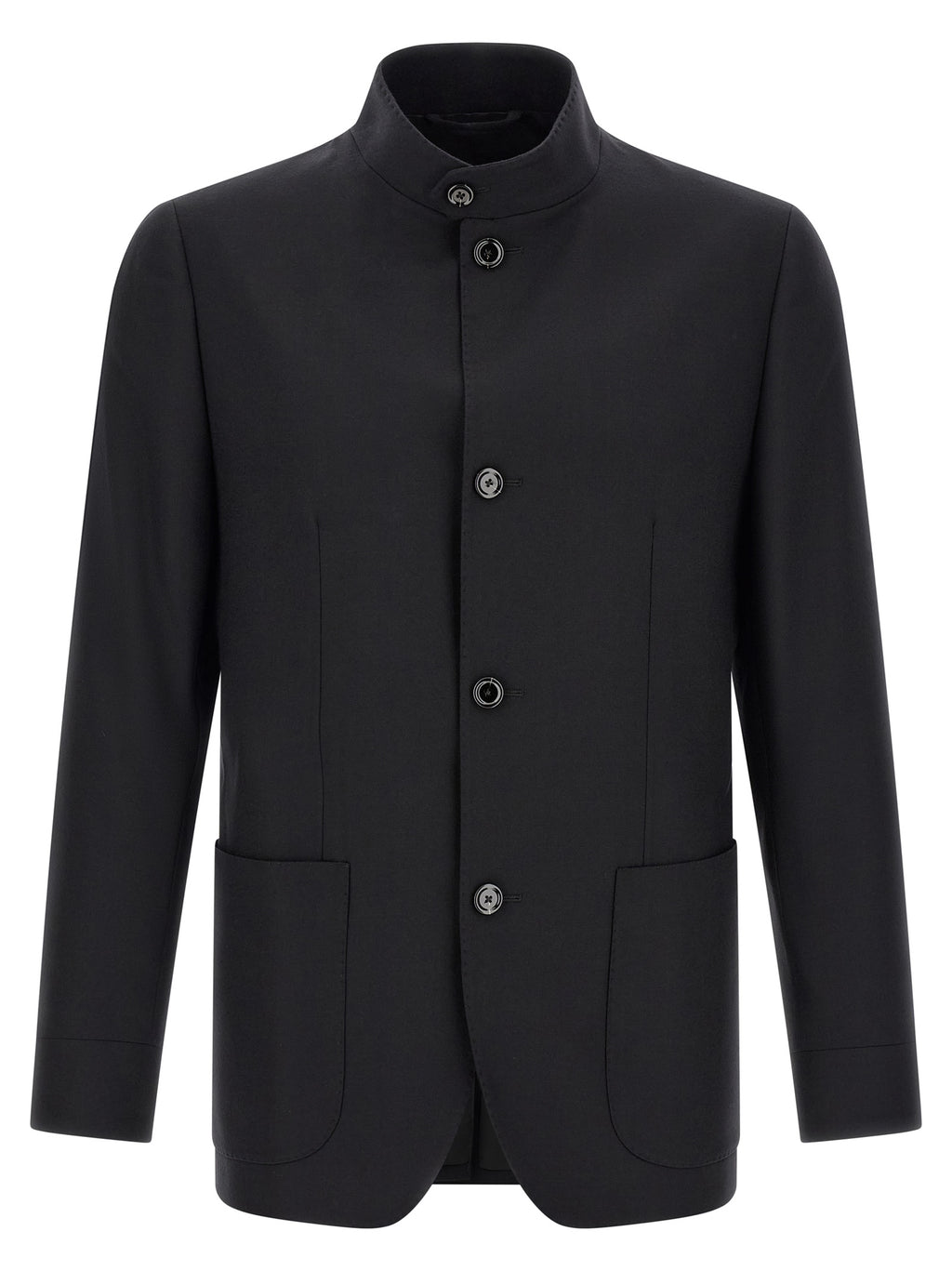 Black Virgin Wool Blazer