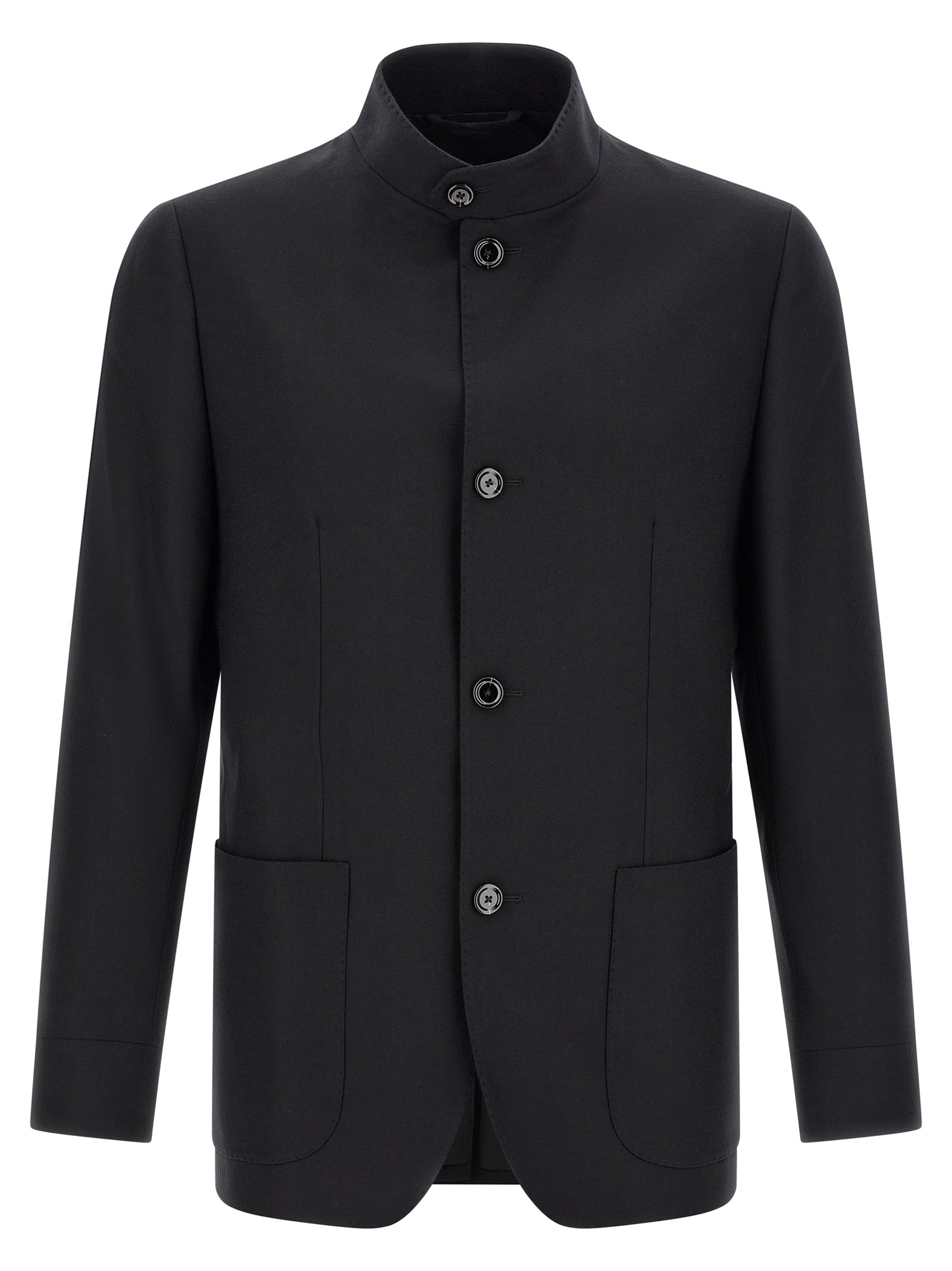 Black Virgin Wool Blazer