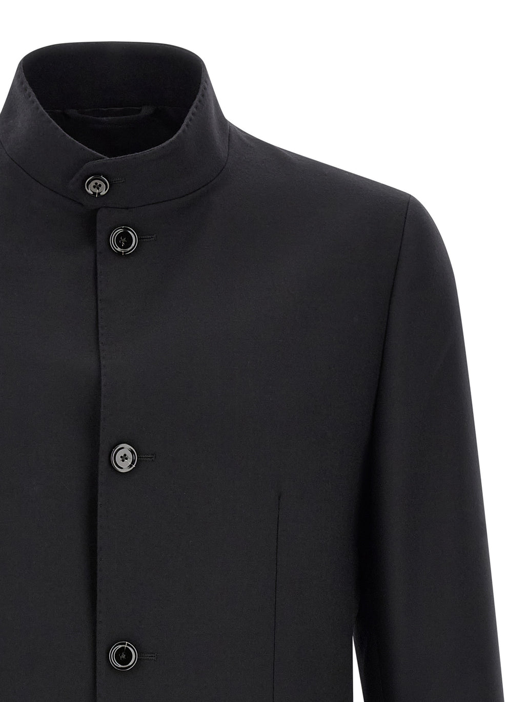 Black Virgin Wool Blazer