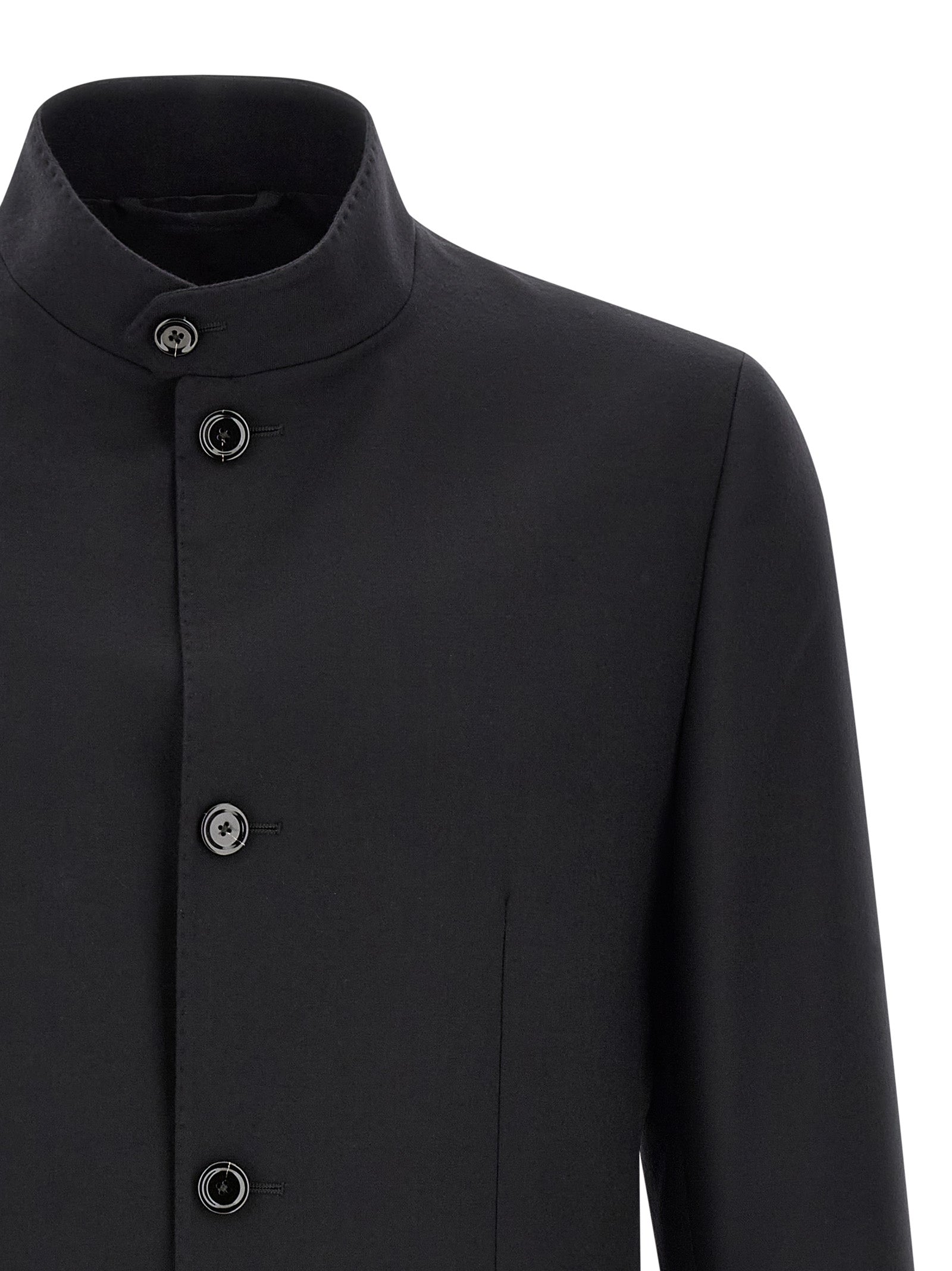 Black Virgin Wool Blazer